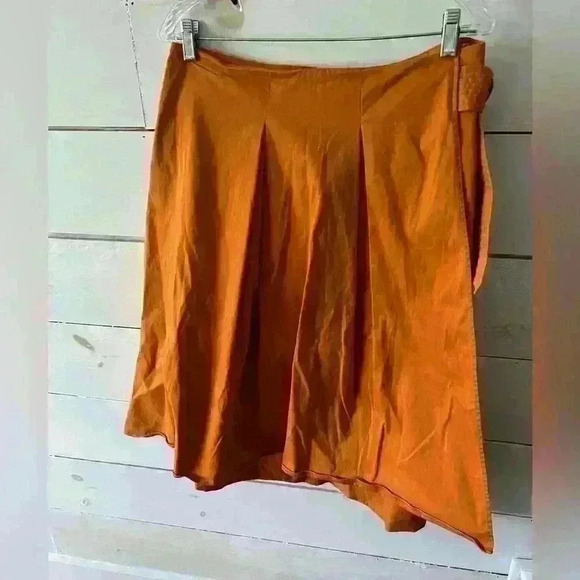 Antonio Melani size 12 skirt, rust orange color, heavy fabric, fall staple, EUC - Picture 1 of 5